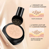 BB Cream Air Cushion Compact Make Up Foundation Concealer Cream for Face Cosmetics Makeup Mushroom Head Puff